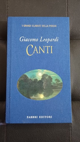 Giacomo leopardi canti fabbri - leopardi,