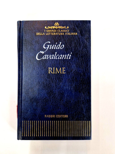 Guido cavalcanti rime i - rime,